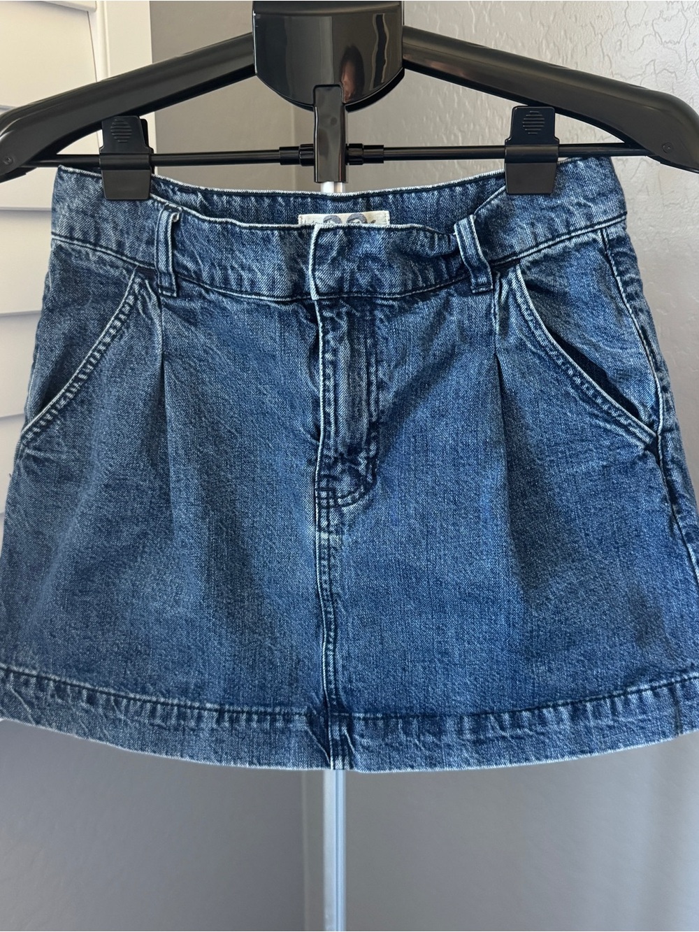 Free People We The Free Low Rise Denim Mini Skirt Size 29